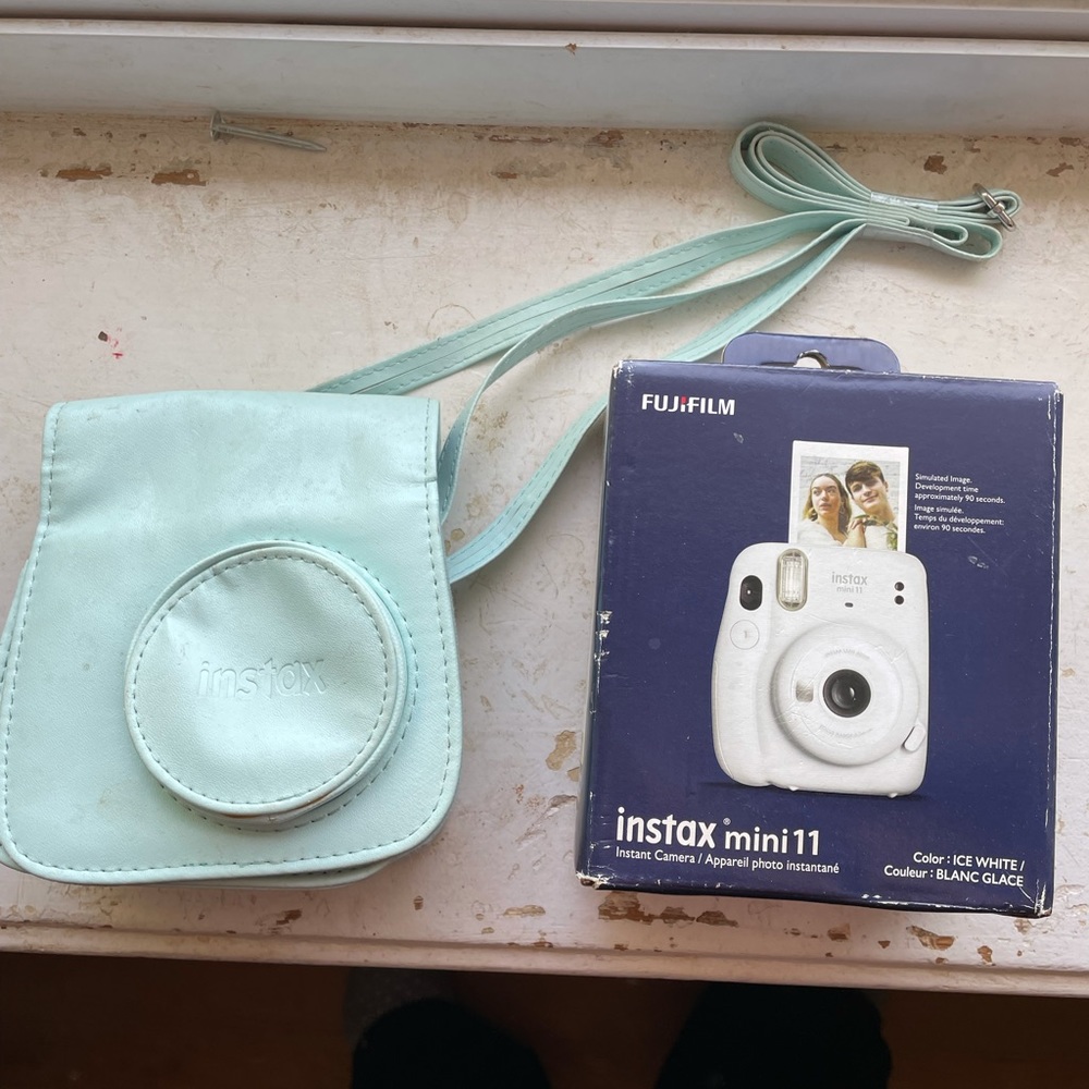 Fuji film camera and case